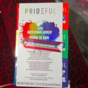 Prideful 12pc bath bomb advent